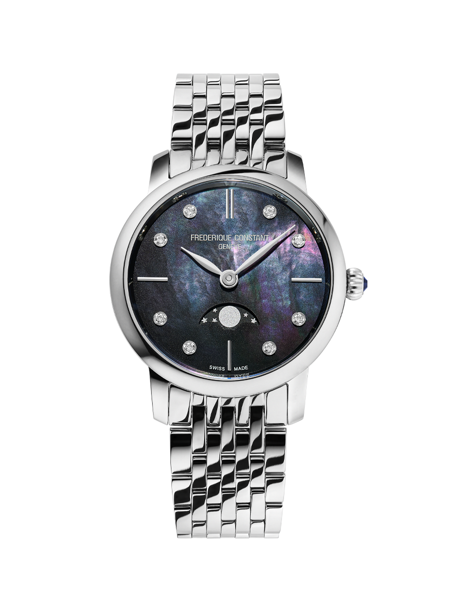 Slimline Ladies Moonphase 30MM Mother of Pearl Dial Quartz FC-206MPBD1S6B