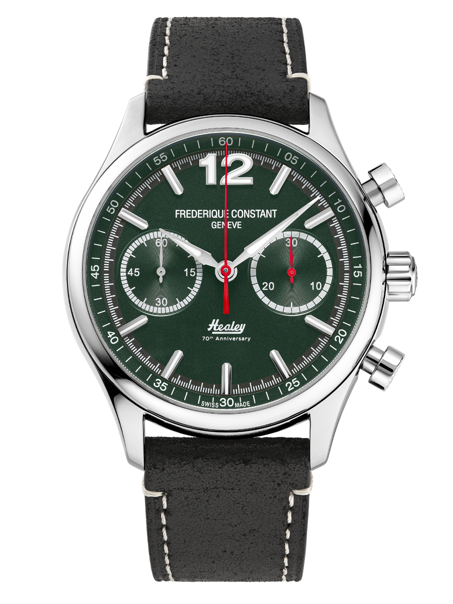 Vintage Rally Healey Chronograph 42MM Silver Dial Automatic Limited Edition FC-397HDGR5B6