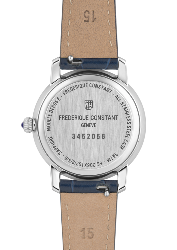 Slimline Ladies Moonphase 30MM White Dial Quartz FC-206SW1S6