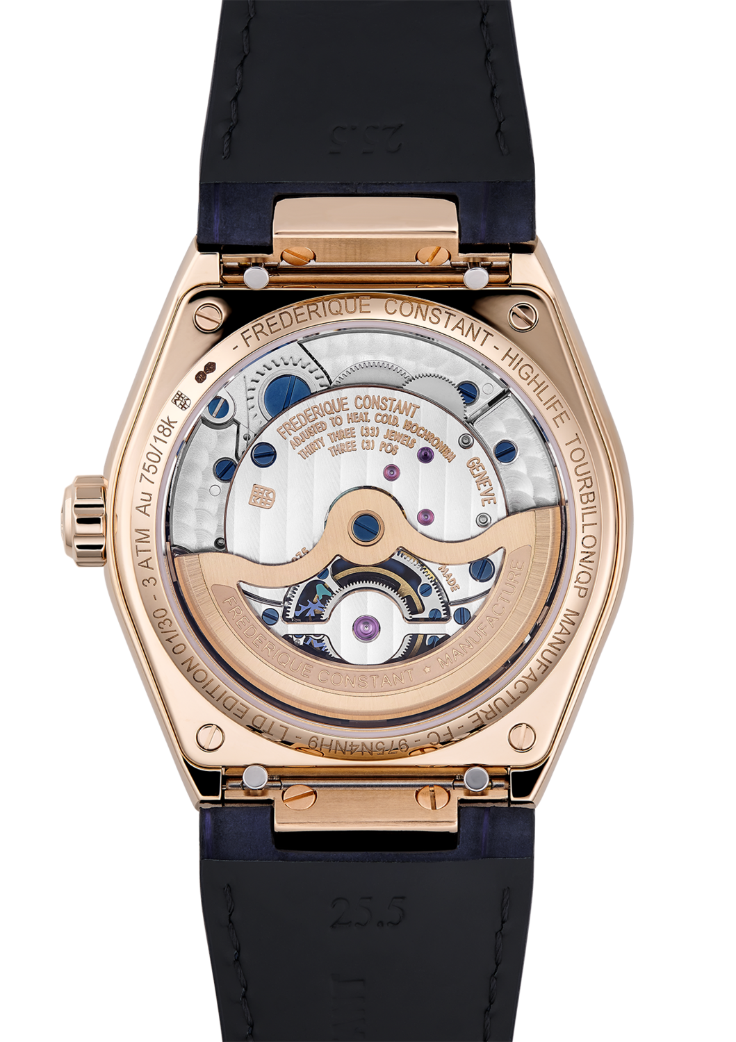 Highlife Tourbillion Perpetual Calendar 41MM Blue Dial Automatic FC-975N4NH9