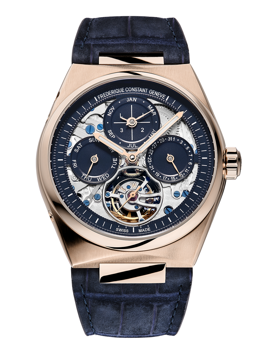 Highlife Tourbillion Perpetual Calendar 41MM Blue Dial Automatic FC-975N4NH9