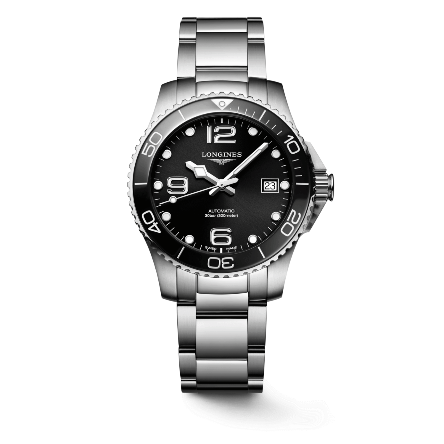 HydroConquest Black Dial Diver 39MM Automatic L37804566
