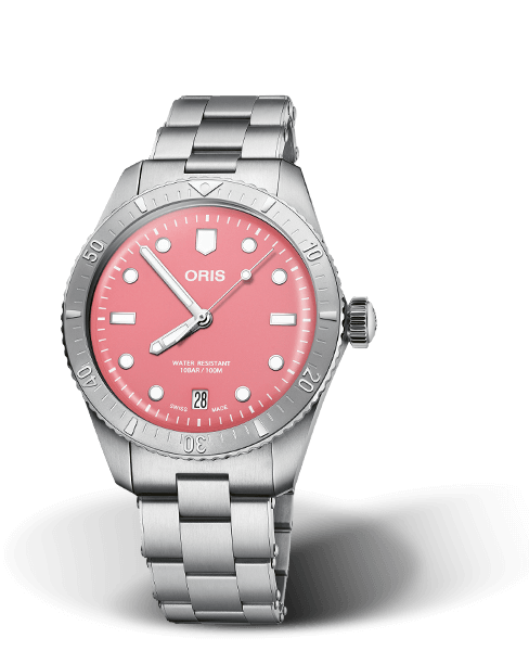 Oris Aquis Divers Sixty-Five Pink Dial 38MM Automatic Oris Aquis Divers Sixty-Five Pink Dial 38MM Automatic
