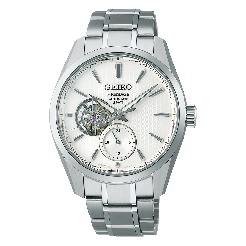 Seiko Presage Automatic 40MM White Dial SPB415 Sharp Edge Series