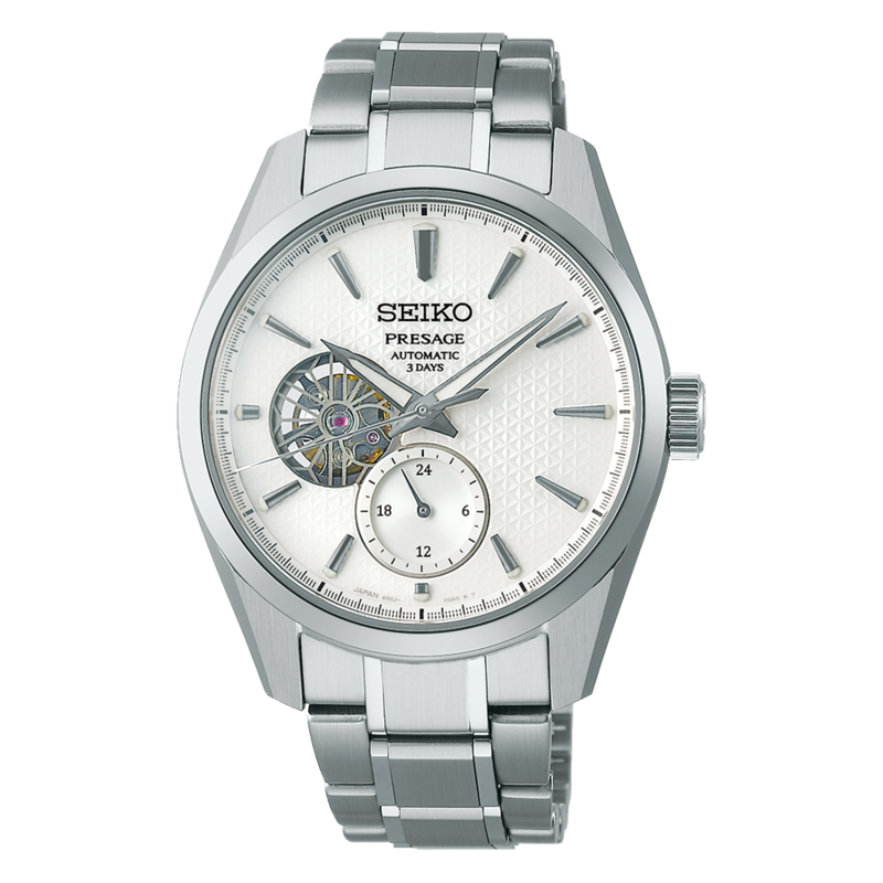 Seiko Presage Automatic 40MM White Dial SPB415 Sharp Edge Series