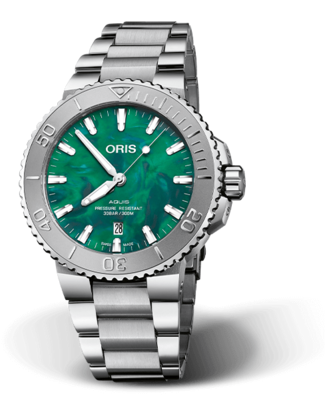 Oris Aquis X Bracenet Date Green Dial 44MM Automatic
