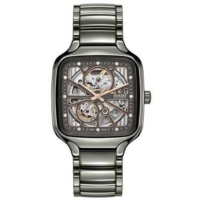 True Square Open Heart Grey Dial 38MM Automatic R27083712