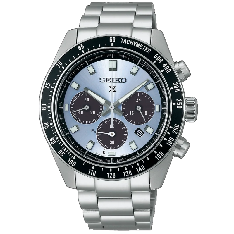 Seiko Prospex Speedtimer Blue Dial 42 MM Solar SSC935P1 &#39;Crystal Trophy&#39;