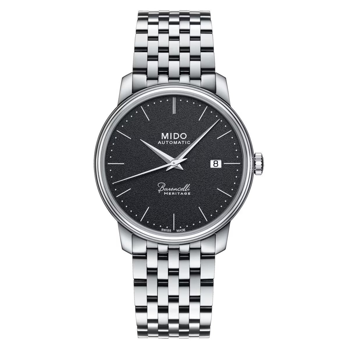Mido Baroncelli Heritage 39 MM Black Dial Automatic M027.407.11.050.00