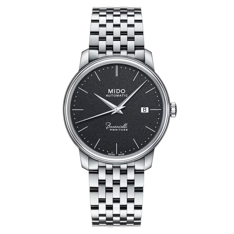Mido Baroncelli Heritage 39 MM Black Dial Automatic M027.407.11.050.00
