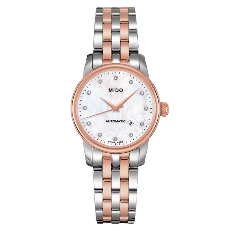 Mido Baroncelli Tradition 29 MM Mother of Pearl Dial Automatic M7600.9.69.1