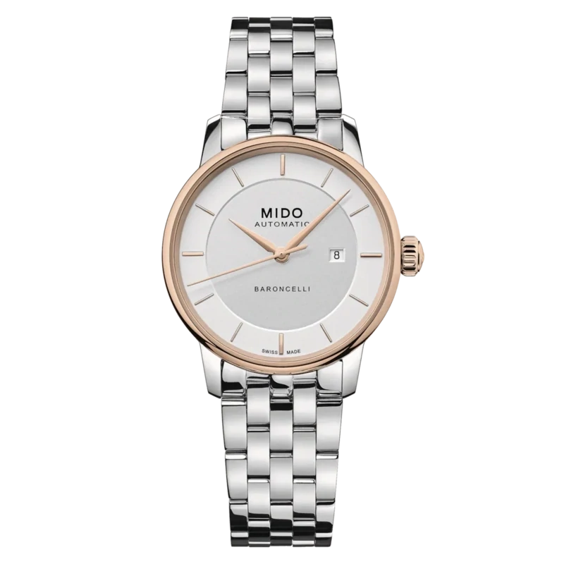Mido Baroncelli Signature 30 MM Silver Dial Automatic M037.207.21.031.00