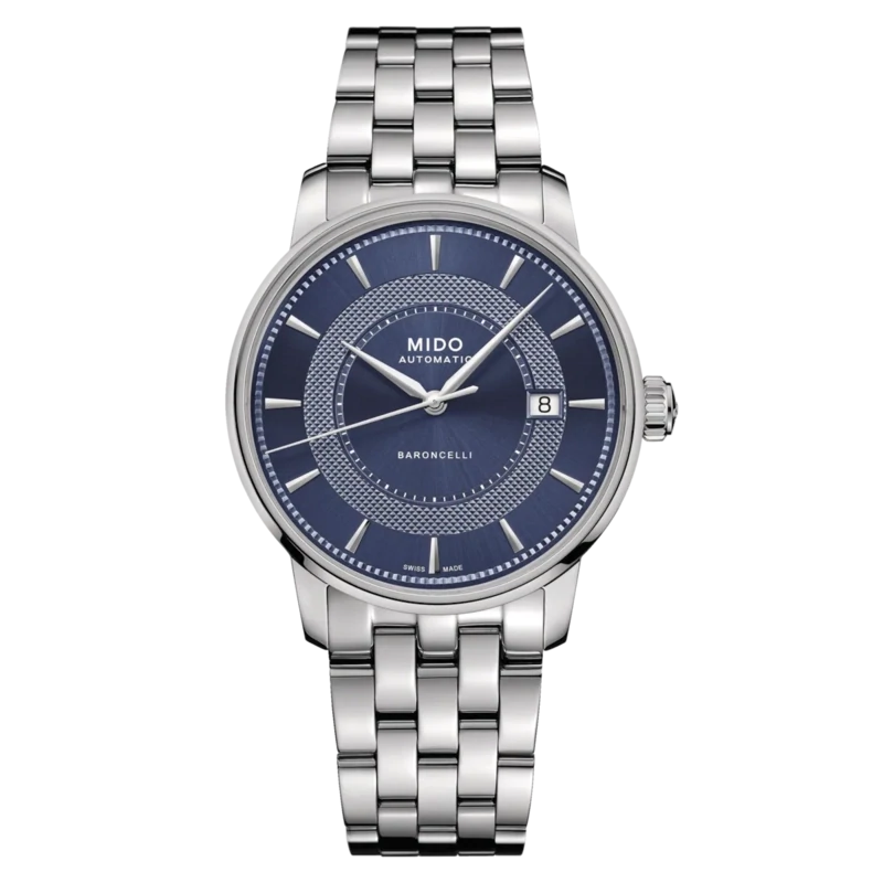 Mido Baroncelli Signature 39 MM Blue Dial Automatic M037.407.11.041.01