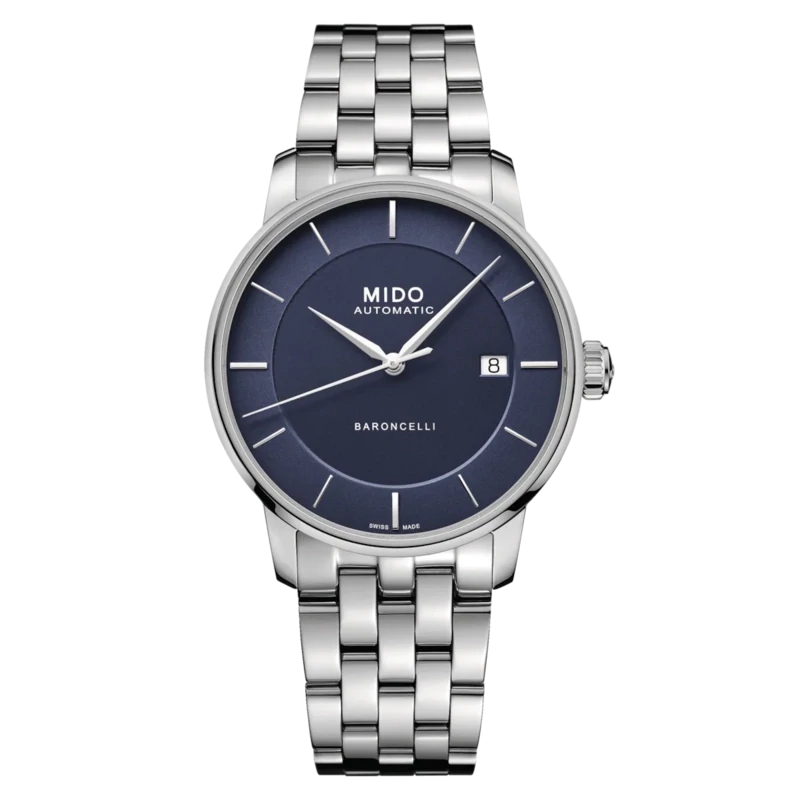 Mido Baroncelli Signature 39 MM Blue Dial Automatic M037.407.11.041.00