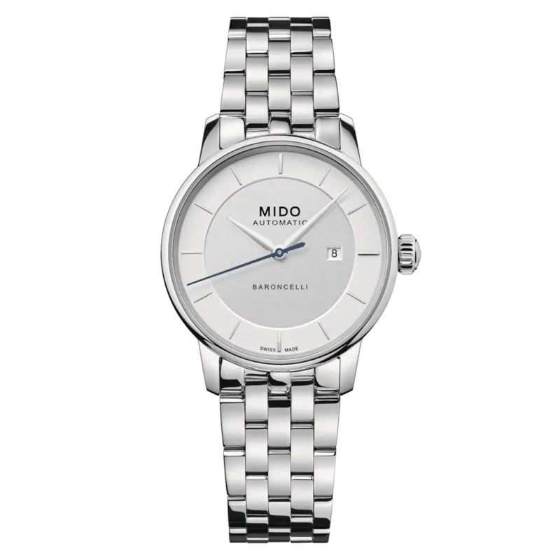 Mido Baroncelli Signature 30 MM Silver Dial Automatic M037.207.11.031.00