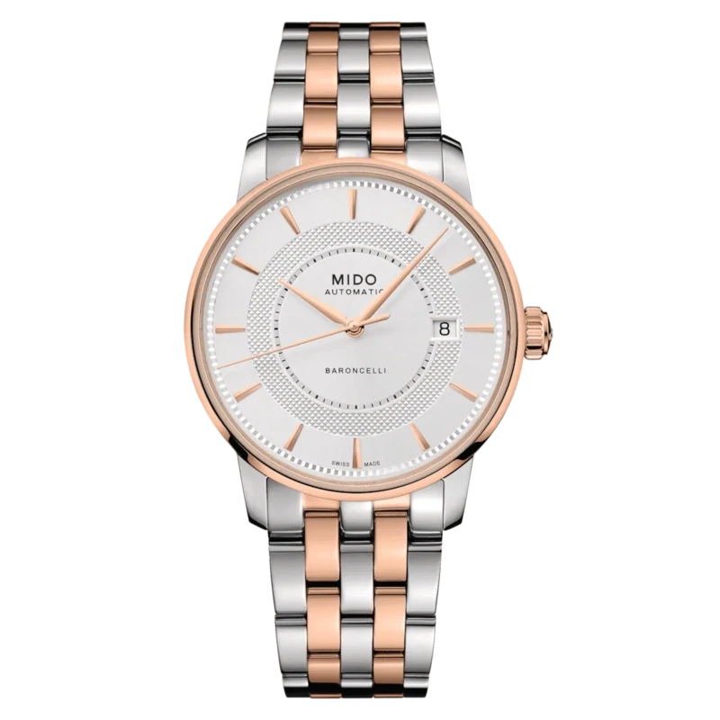Mido Baroncelli Signature 39 MM Silver Dial Automatic M037.407.22.031.01