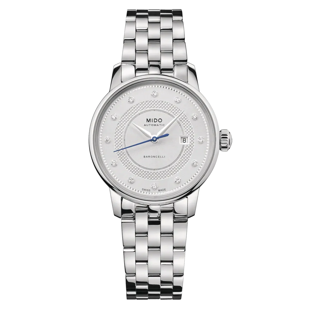 Mido Baroncelli Signature 30 MM Silver Dial Automatic M037.207.11.036.01