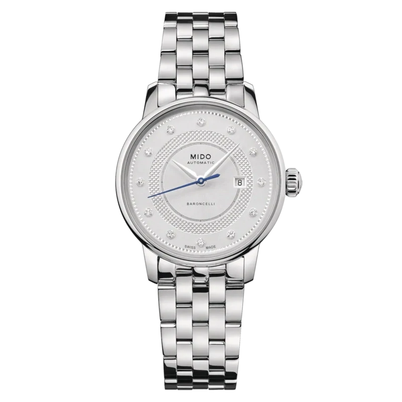 Mido Baroncelli Signature 30 MM Silver Dial Automatic M037.207.11.036.01