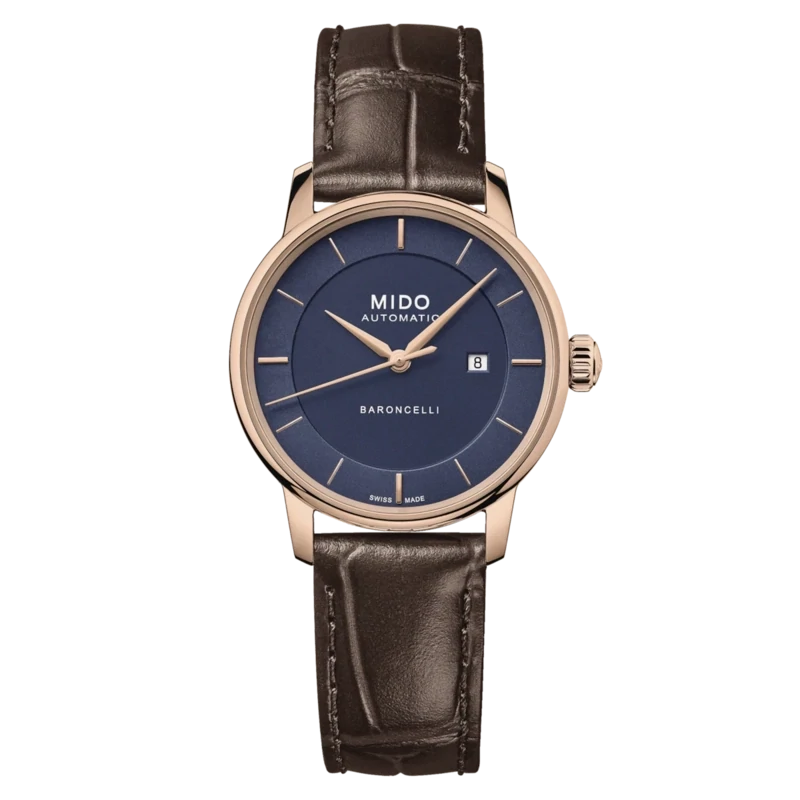 Mido Baroncelli Signature 30 MM Blue Dial Automatic M037.207.36.041.00