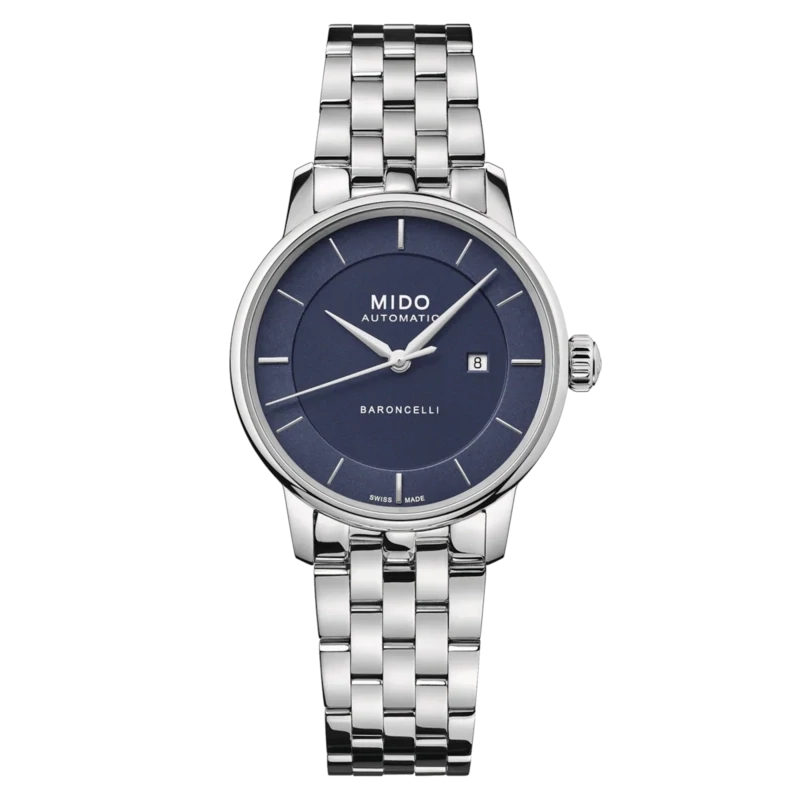 Mido Baroncelli Signature 30 MM Blue Dial Automatic M037.207.11.041.00
