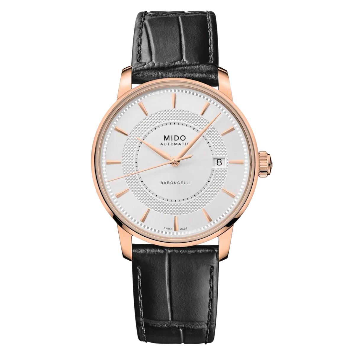 Mido Baroncelli Signature 39 MM Silver Dial Automatic M037.407.36.031.01