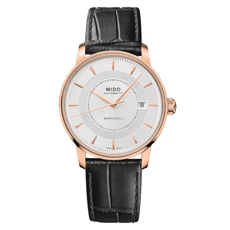 Mido Baroncelli Signature 39 MM Silver Dial Automatic M037.407.36.031.01
