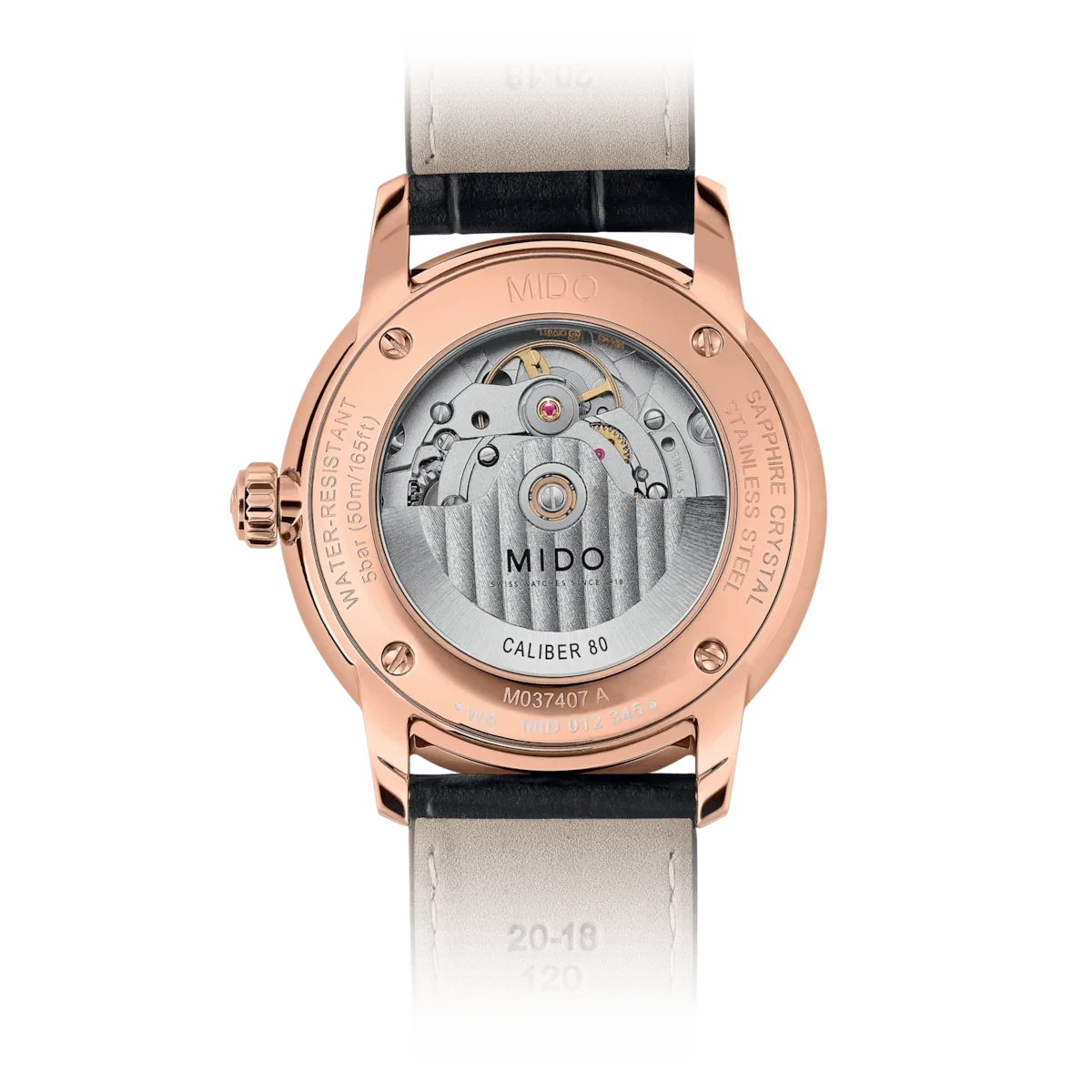 Mido Baroncelli Signature 39 MM Silver Dial Automatic M037.407.36.031.01