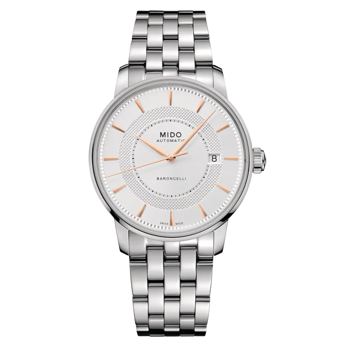 Mido Baroncelli Signature 39 MM Silver Dial Automatic M037.407.11.031.01