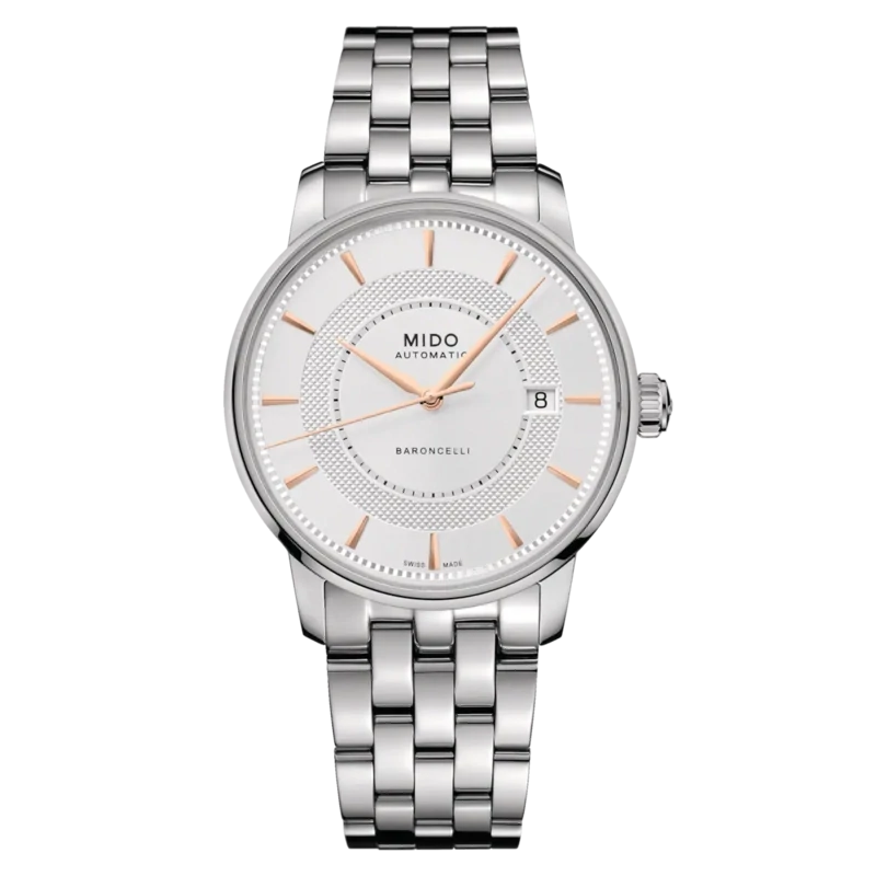 Mido Baroncelli Signature 39 MM Silver Dial Automatic M037.407.11.031.01