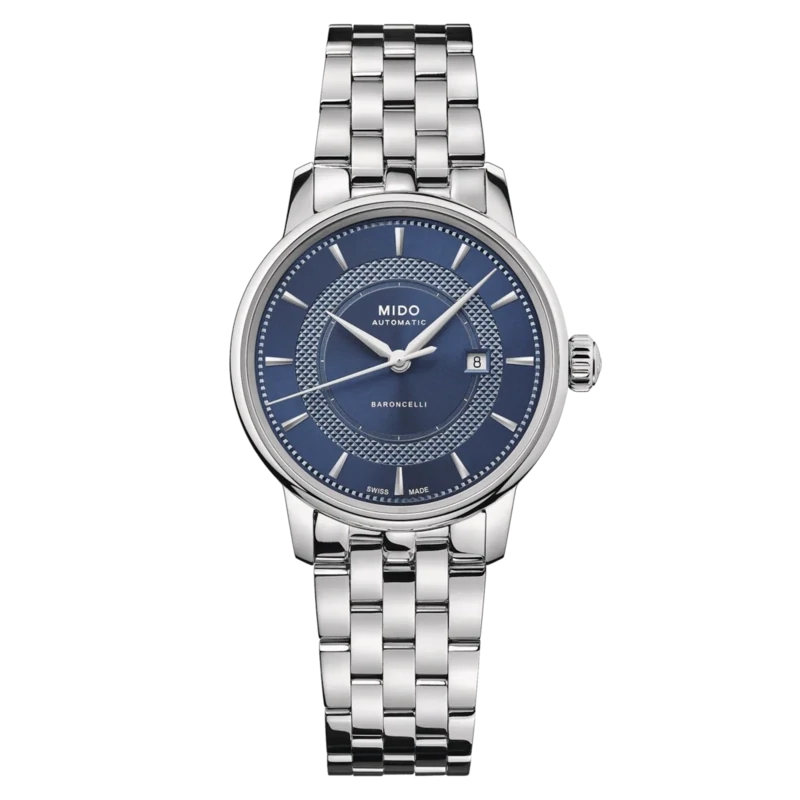 Mido Baroncelli Signature 30 MM Blue Dial Automatic M037.207.11.041.01