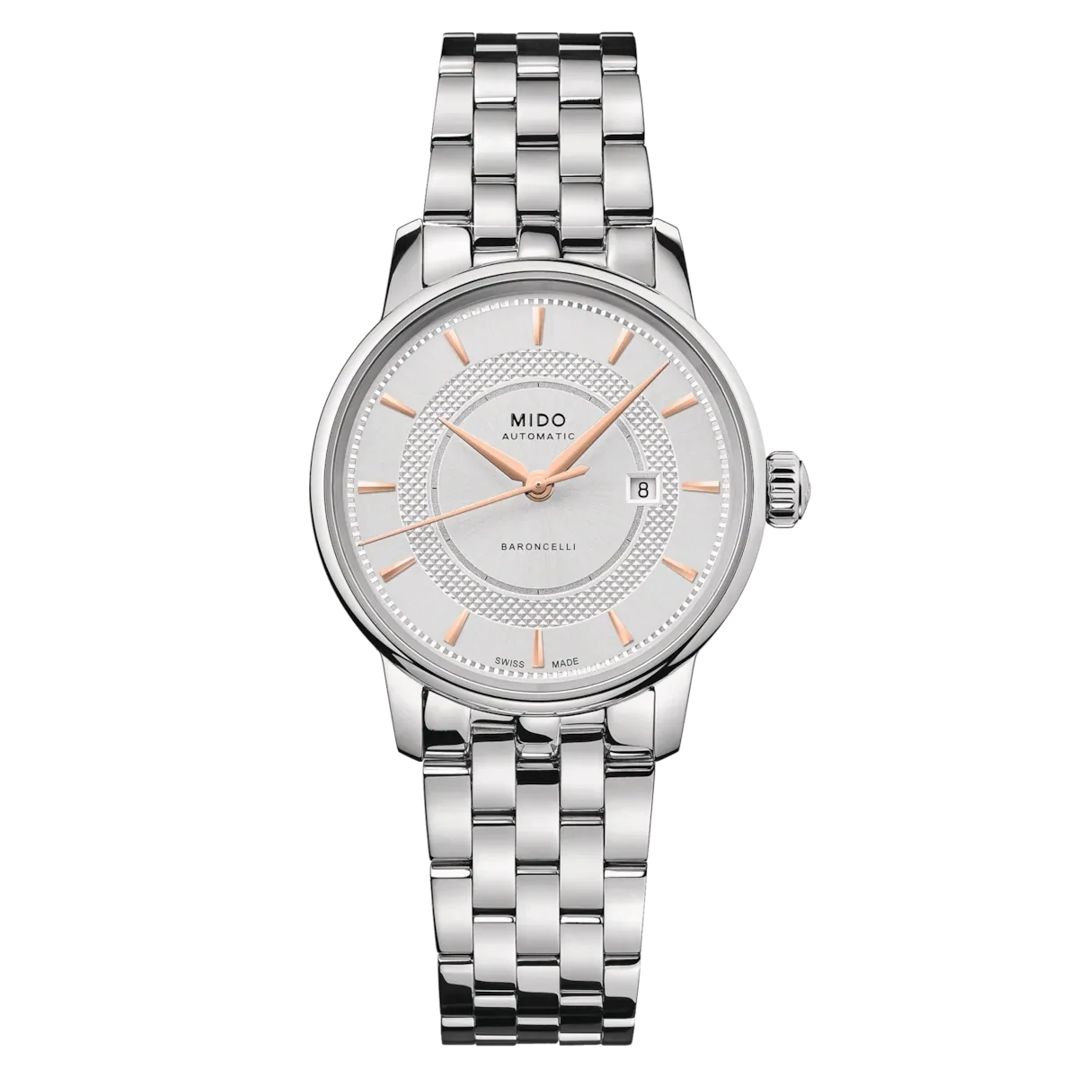 Mido Baroncelli Signature 30 MM Silver Dial Automatic M037.207.11.031.01