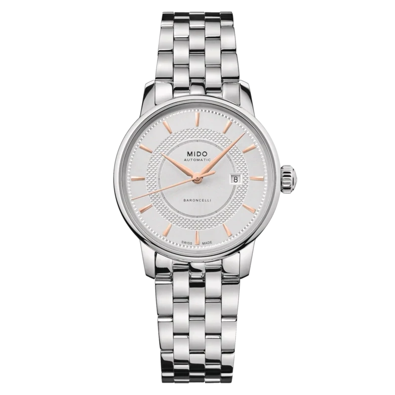 Mido Baroncelli Signature 30 MM Silver Dial Automatic M037.207.11.031.01