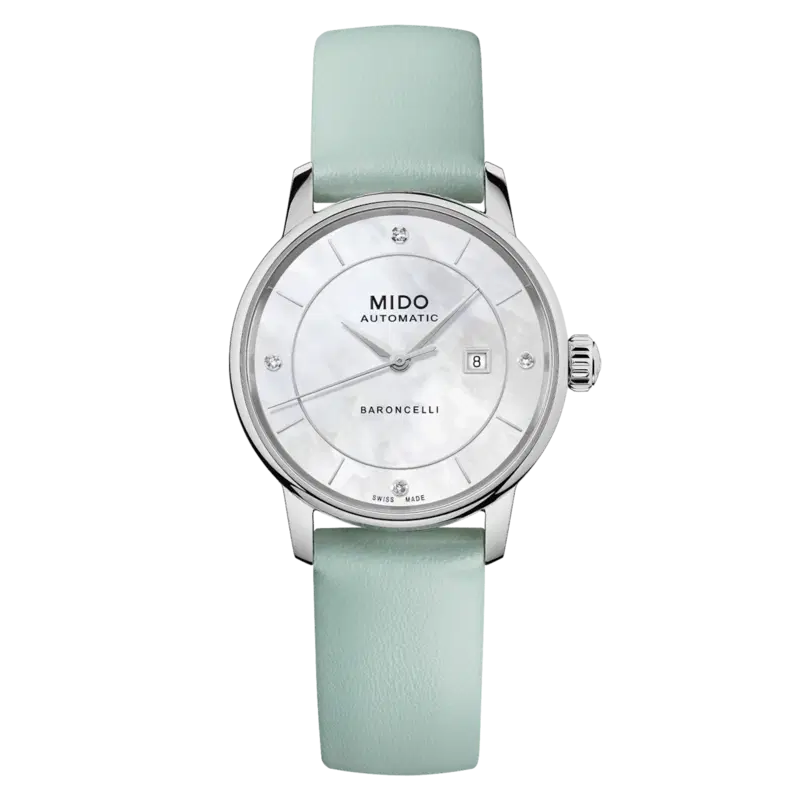 Mido Baroncelli Signature Lady Colours 30 MM Mother of Pearl Dial Automatic M037.207.16.106.00 Special Edition