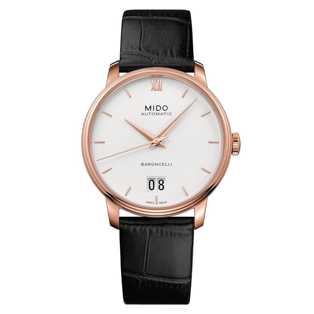 Mido Baroncelli Big Date 40 MM White Dial Automatic M027.426.36.018.00