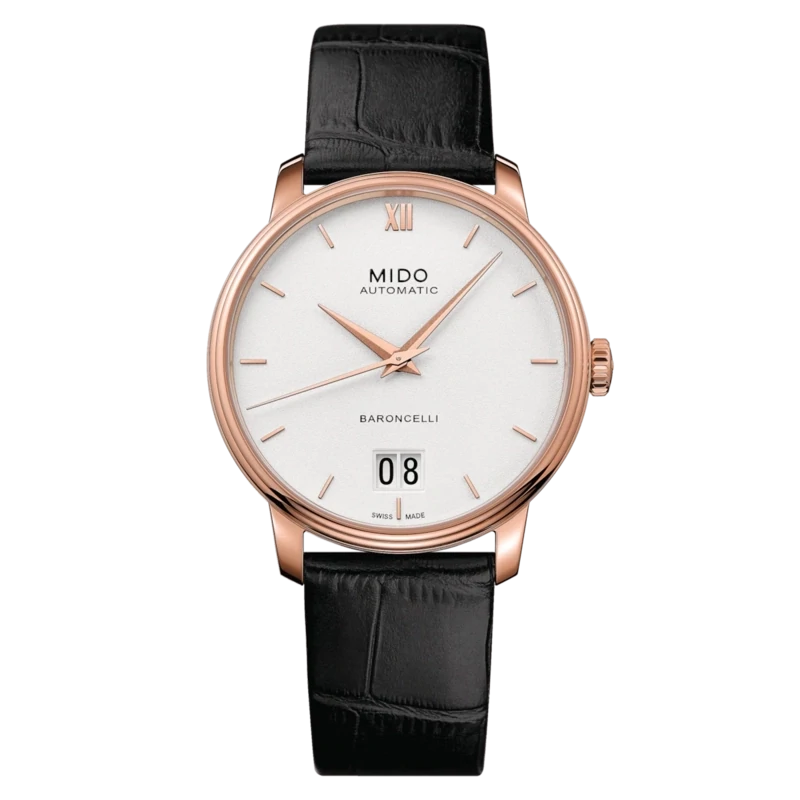 Mido Baroncelli Big Date 40 MM White Dial Automatic M027.426.36.018.00