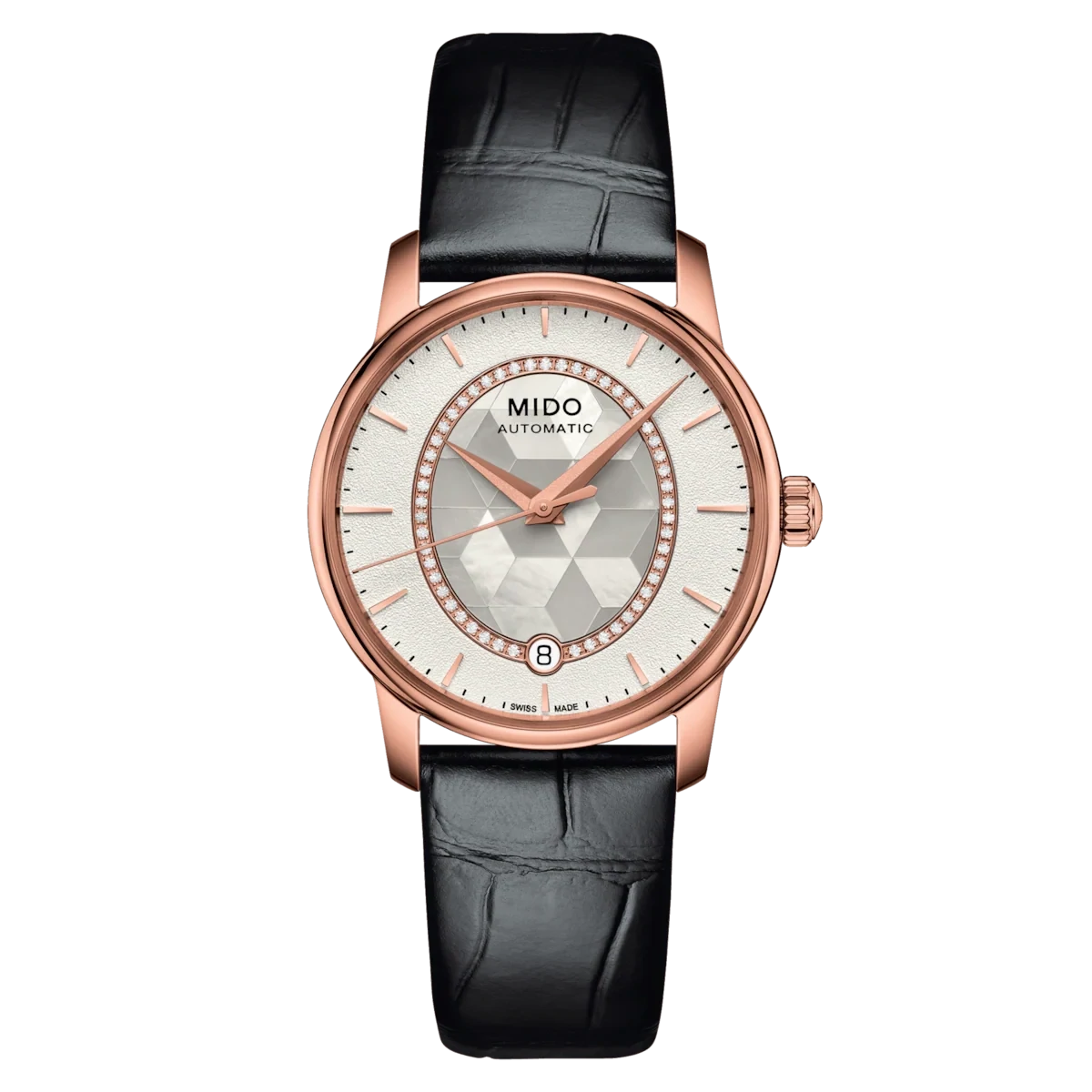 Mido Baroncelli Prisma 33 MM Mother of Pearl Dial Automatic M007.207.36.116.00