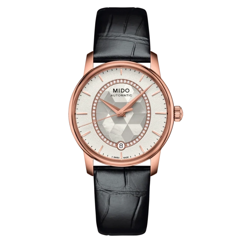 Mido Baroncelli Prisma 33 MM Mother of Pearl Dial Automatic M007.207.36.116.00