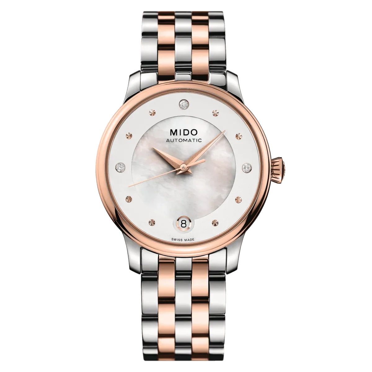 Mido Baroncelli Lady Day 33 MM Mother of Pearl Dial Automatic M007.207.11.036.00