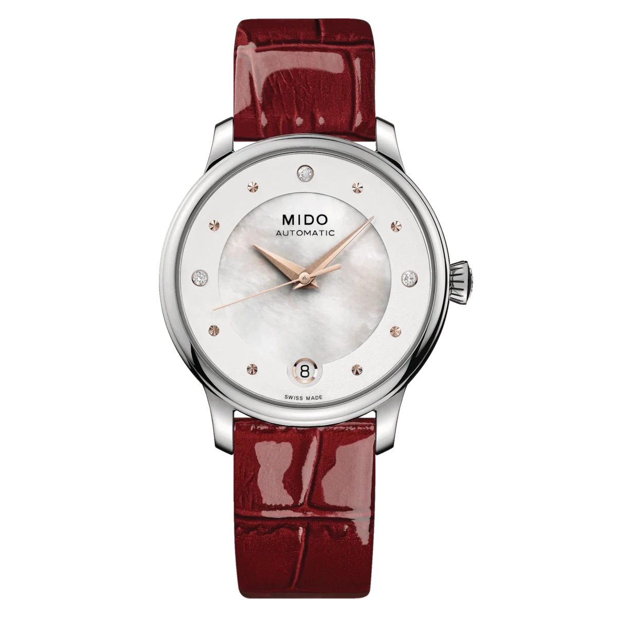 Mido Baroncelli Lady Day &amp; Night 33 MM Mother of Pearl Dial Automatic M039.207.16.106.00 Special Edition