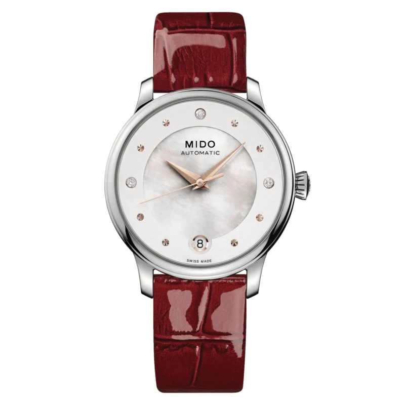 Mido Baroncelli Lady Day &amp; Night 33 MM Mother of Pearl Dial Automatic M039.207.16.106.00 Special Edition