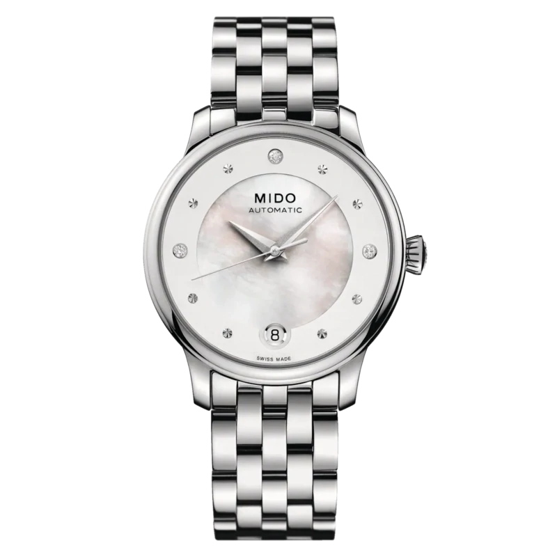 Mido Baroncelli Lady Day 33 MM Mother of Pearl Dial Automatic M039.207.11.106.00