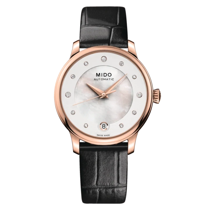 Mido Baroncelli Lady Day 33 MM Mother of Pearl Dial Automatic M039.207.36.106.00