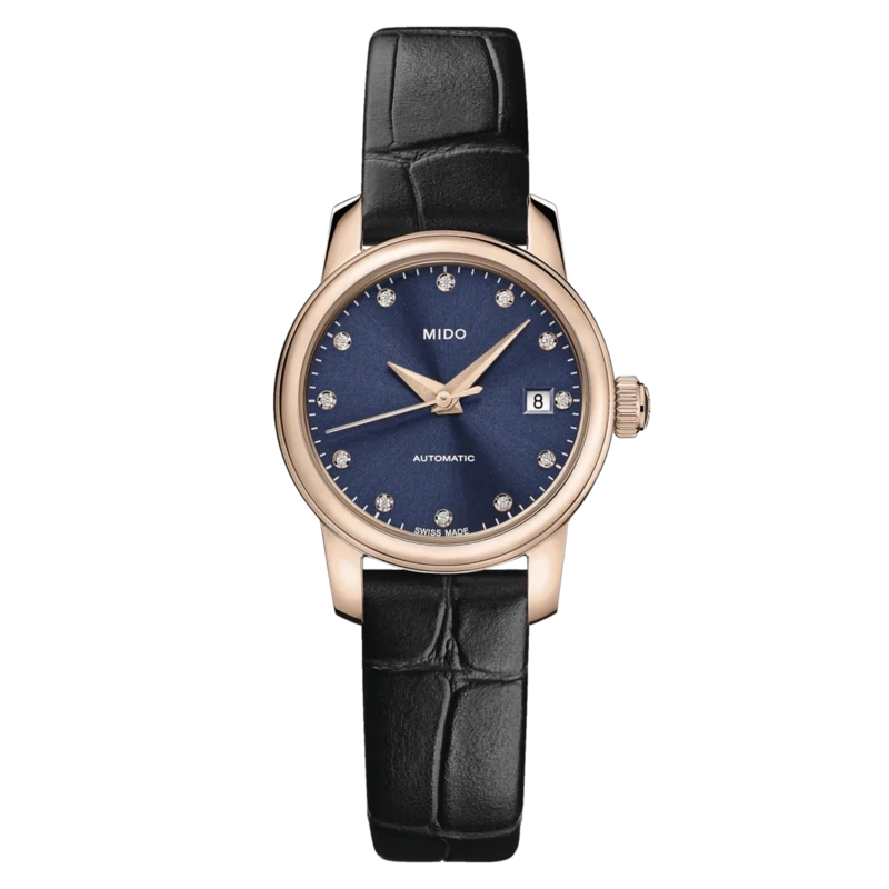 Mido Baroncelli Lady Twenty Five 25 MM Blue Dial Automatic M039.007.36.046.00