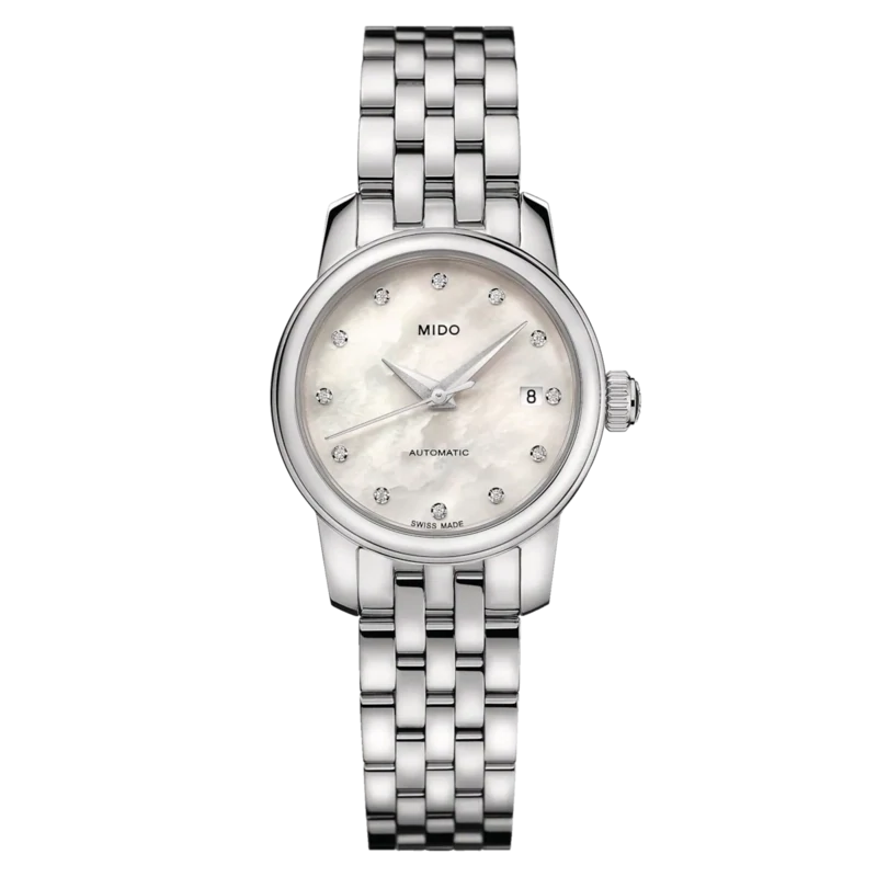 Mido Baroncelli Lady Twenty Five 25 MM Mother of Pearl Dial Automatic M039.007.22.106.00