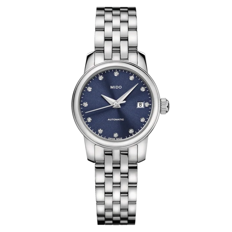 Mido Baroncelli Lady Twenty Five 25 MM Blue Dial Automatic M039.007.11.046.00