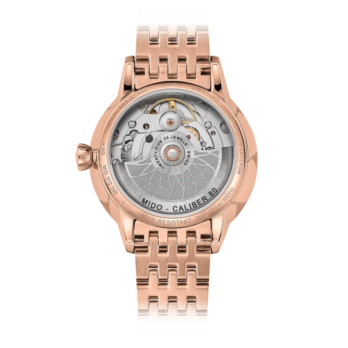 Mido Rainflower Origin 34 MM Mother of Pearl Dial Automatic M043.207.33.106.00