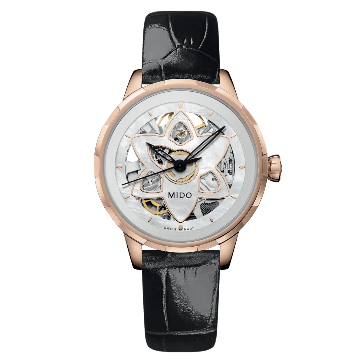 Mido Rainflower Blossom 34 MM Mother of Pearl Dial Automatic M043.236.36.101.00