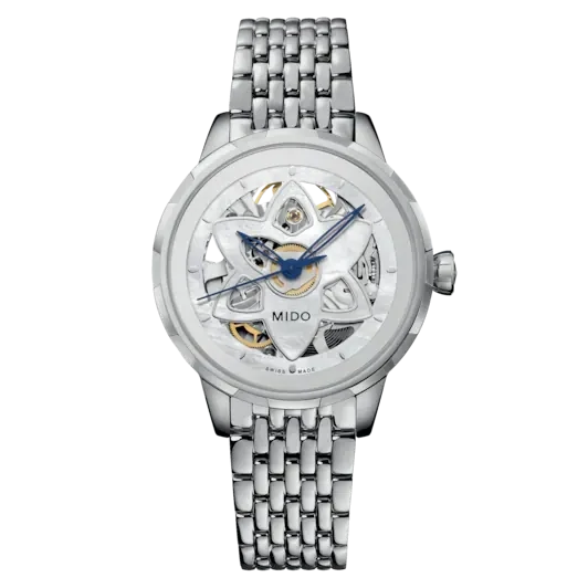 Mido Rainflower Blossom 34 MM Mother of Pearl Dial Automatic M043.236.36.101.00