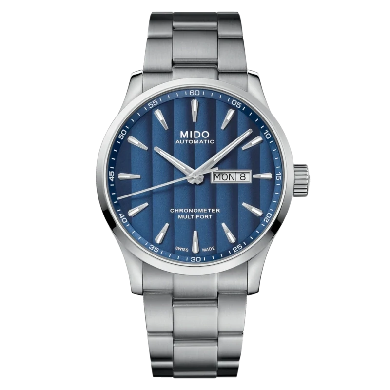 Mido Multifort Chronometer 1 42 MM Blue Dial Automatic M038.431.11.041.00