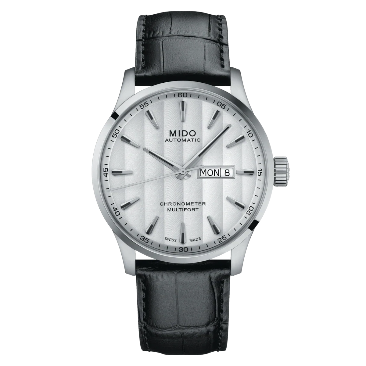 Mido Multifort Chronometer 1 42 MM White Dial Automatic M038.431.16.031.00
